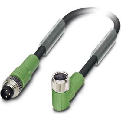 Phoenix Contact Sens/Act cbl,3W,M8 PLG- M8 ANG SKT 1,5m, Elektronikkabel + Stecker, Schwarz Phoenix Contact Sens/Act cbl,3W,M8 PLG- M8 ANG SKT 1,5m, Elektronikkabel + Stecker, Schwarz