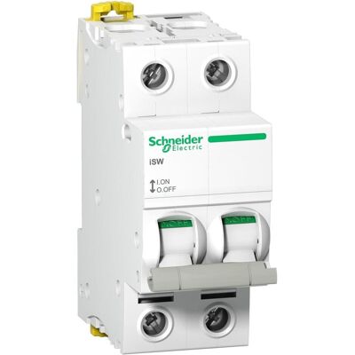 Schneider Electric, Systemstromversorgung, Acti9 iSW Switch Disconnector 2P 100A Schneider Electric, Systemstromversorgung, Acti9 iSW Switch Disconnector 2P 100A