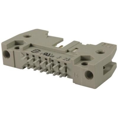 Harting SEK Messerleiste, Elektronikkabel + Stecker, Grau Harting SEK Messerleiste, Elektronikkabel + Stecker, Grau