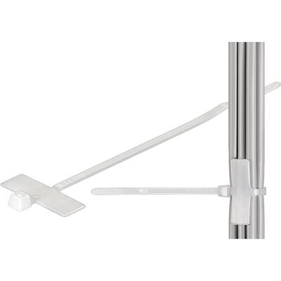 Goobay, Kabelbinder, fixpoint Kabelmarker-Halter (Kunststoffkabelbinder, 100 mm, 100 Stk.) Goobay, Kabelbinder, fixpoint Kabelmarker-Halter (Kunststoffkabelbinder, 100 mm, 100 Stk.)