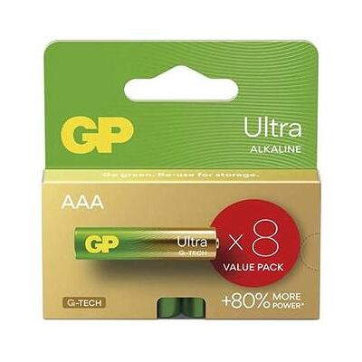 GP Batteries GP Ultra Einmal alkalisch Batterie AAA, 8 pack (8 Stk., AAA), Batterien + Akkus GP Batteries GP Ultra Einmal alkalisch Batterie AAA, 8 pack (8 Stk., AAA), Batterien + Akkus