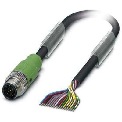 Phoenix Contact 1430718 Sensor-/Aktor-Steckverbinder, konfektioniert 5 m Polzahl: 17 1 St., Elektronikkabel + Stecker, Schwarz Phoenix Contact 1430718 Sensor-/Aktor-Steckverbinder, konfektioniert 5 m Polzahl: 17 1 St., Elektronikkabel + Stecker, Schwarz