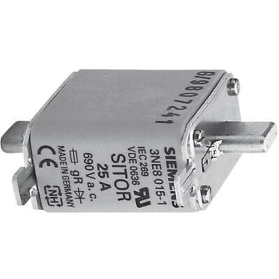 Siemens Sicherung, SITOR Sicherung 3NE8 63A 690V Grösse 00 (63 A) Siemens Sicherung, SITOR Sicherung 3NE8 63A 690V Grösse 00 (63 A)