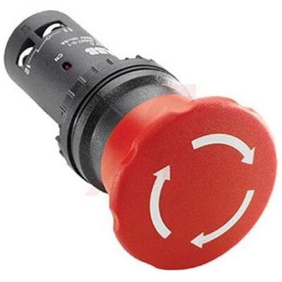 ABB Not-Aus-Taste CE4T - Rot, 22,5 mm, IP66/IP67/IP69K ABB Not-Aus-Taste CE4T - Rot, 22,5 mm, IP66/IP67/IP69K