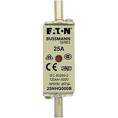 Eaton 25NHG000B Sicherung - Mechanische Sicherheitsanzeige - 25A Eaton 25NHG000B Sicherung - Mechanische Sicherheitsanzeige - 25A