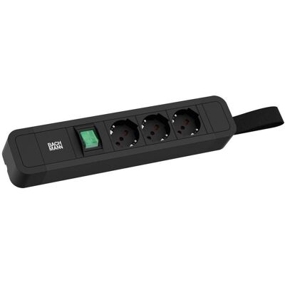 Bachmann, Steckdosenleiste, BACH Steckdosenleiste (3x, CEE 7/3, CEI 23, 2 m) Bachmann, Steckdosenleiste, BACH Steckdosenleiste (3x, CEE 7/3, CEI 23, 2 m)