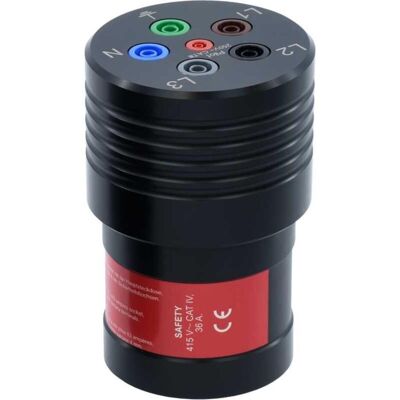 Gossen Metrawatt Z611R METRALINE A3-63 Prüfadapter 1 St., Messtechnik, Schwarz Gossen Metrawatt Z611R METRALINE A3-63 Prüfadapter 1 St., Messtechnik, Schwarz