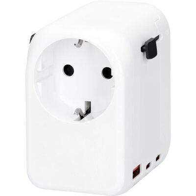 Mobiparts, Reiseadapter, Universal World Travel Charger White Mobiparts, Reiseadapter, Universal World Travel Charger White