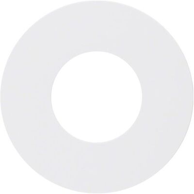 Berker, Zubehör Schalterprogramm, Zentralstück für Drucktaster und Lichtsignal E10 R.1/R.3 polarweiss, glänzend Berker, Zubehör Schalterprogramm, Zentralstück für Drucktaster und Lichtsignal E10 R.1/R.3 polarweiss, glänzend