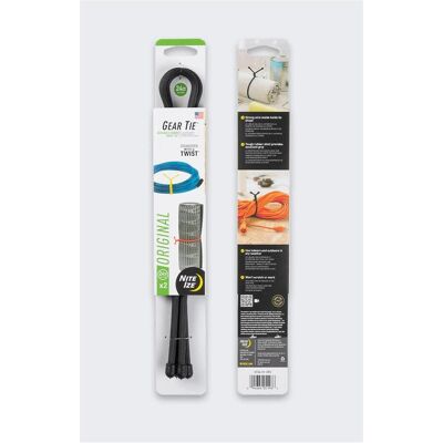Nite Ize, Kabelbinder, Gear Tie 24"/schwarz NEU (Kunststoffkabelbinder, 610 mm, 2 Stk.) Nite Ize, Kabelbinder, Gear Tie 24"/schwarz NEU (Kunststoffkabelbinder, 610 mm, 2 Stk.)
