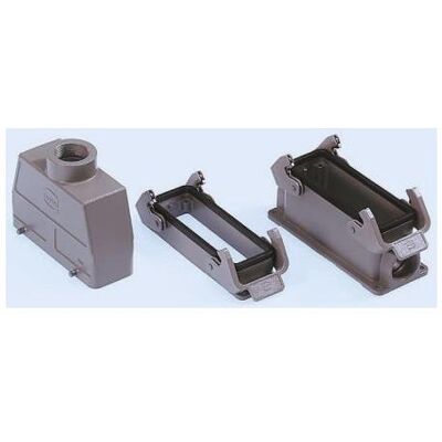 Harting Han 24B Hood Top Entry 2xM40, Elektronikkabel + Stecker Harting Han 24B Hood Top Entry 2xM40, Elektronikkabel + Stecker