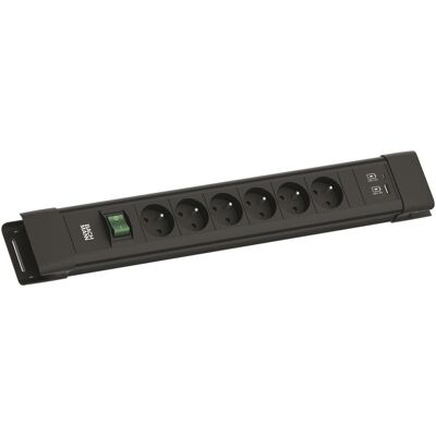 Bachmann, Steckdosenleiste, Steckdosenleiste (6x, CEE 7/5, Typ 13, 2 m) Bachmann, Steckdosenleiste, Steckdosenleiste (6x, CEE 7/5, Typ 13, 2 m)