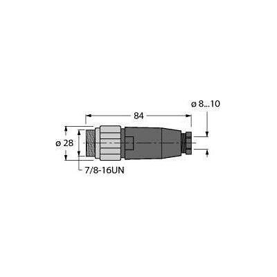 Turck Steckverbinder, Elektronikkabel + Stecker Turck Steckverbinder, Elektronikkabel + Stecker