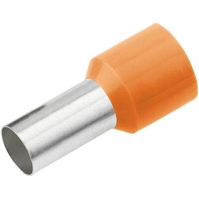 Cimco 18 1008 Teilweise Isolierte Orange Drahtendklemme - 4mm² - 17mm Cimco 18 1008 Teilweise Isolierte Orange Drahtendklemme - 4mm² - 17mm