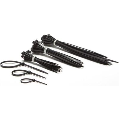 Velleman Kabelbinder, NYLON-KABELBINDER-SET - SCHWARZ (75-tlg.) (Kunststoffkabelbinder, 100 mm, 75 Stk.) Velleman Kabelbinder, NYLON-KABELBINDER-SET - SCHWARZ (75-tlg.) (Kunststoffkabelbinder, 100 mm, 75 Stk.)
