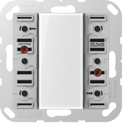 JUNG, Zubehör Schalterprogramm, Tastsensor KNX AS/A UP perlmutt 3f 6pkt A5073TSM JUNG, Zubehör Schalterprogramm, Tastsensor KNX AS/A UP perlmutt 3f 6pkt A5073TSM
