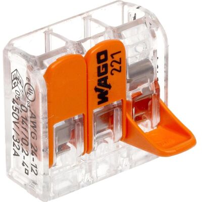Wago KOSTKA ELEKTRYCZNA WAGO-221-413*P6 (Diverse), Elektronikzubehör + Gehäuse Wago KOSTKA ELEKTRYCZNA WAGO-221-413*P6 (Diverse), Elektronikzubehör + Gehäuse