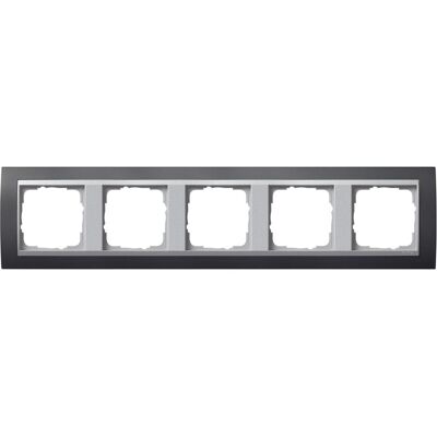 Gira 021581 - Rahmen - Aluminium Anthrazit - Schaltertyp Gira 021581 - Rahmen - Aluminium Anthrazit - Schaltertyp