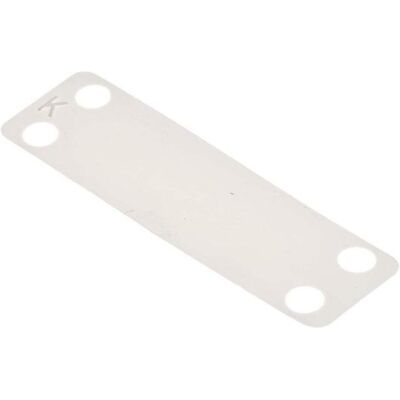 RS PRO, Kabelverbindung Zubehör, Kabelmarkierer-Plättchen 63,5x19,1mm RS PRO, Kabelverbindung Zubehör, Kabelmarkierer-Plättchen 63,5x19,1mm