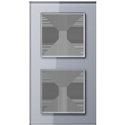 JUNG, Zubehör Schalterprogramm, AC582GLKG Glasrahmen 2f JUNG, Zubehör Schalterprogramm, AC582GLKG Glasrahmen 2f