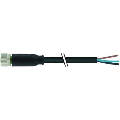 Murr Elektronik M8 Bu. 0° freies Ltg.-ende PVC 3x0.25 sw UL/CSA 2m, Elektronikkabel + Stecker, Schwarz Murr Elektronik M8 Bu. 0° freies Ltg.-ende PVC 3x0.25 sw UL/CSA 2m, Elektronikkabel + Stecker, Schwarz