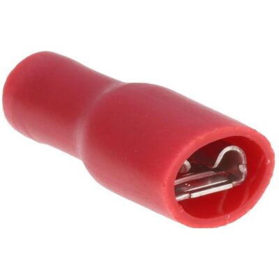 RS PRO Flachsteckhülse vollisol. 4,8x0,5mm rot, Elektronikkabel + Stecker, Rot RS PRO Flachsteckhülse vollisol. 4,8x0,5mm rot, Elektronikkabel + Stecker, Rot
