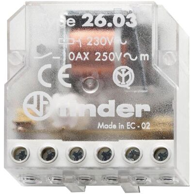 Finder Schrittschalter 1 Schliesser + 1 Öffner 24 VAC 10 A 250 VAC, Relais Finder Schrittschalter 1 Schliesser + 1 Öffner 24 VAC 10 A 250 VAC, Relais