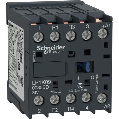 Schneider Electric Leistungsschütz, 2S+2Ö, 9A/AC1, 24V DC LP1K090085BD, Relais Schneider Electric Leistungsschütz, 2S+2Ö, 9A/AC1, 24V DC LP1K090085BD, Relais