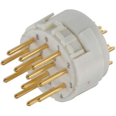 Harting Kontakteinsatz-Stifte, Elektronikkabel + Stecker, Weiss Harting Kontakteinsatz-Stifte, Elektronikkabel + Stecker, Weiss
