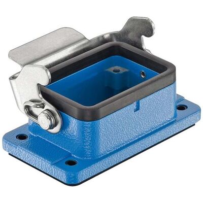 Harting Aufputzgehäuse, Elektronikkabel + Stecker, Blau Harting Aufputzgehäuse, Elektronikkabel + Stecker, Blau
