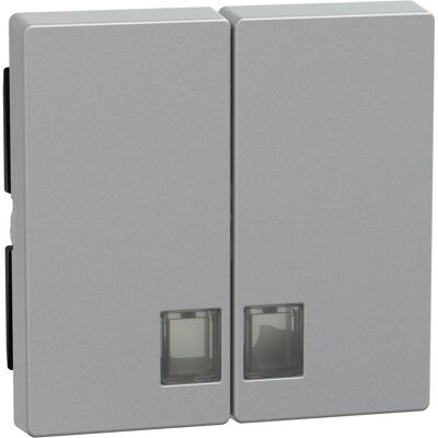 Merten, Zubehör Schalterprogramm, Wippe 2t Schalter M-PLAN alu mt 437560 Merten, Zubehör Schalterprogramm, Wippe 2t Schalter M-PLAN alu mt 437560