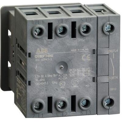 ABB 1SCA105499R1001 OT80FT4N2 Lasttrennschalter 4-polig, Schalter + Taster ABB 1SCA105499R1001 OT80FT4N2 Lasttrennschalter 4-polig, Schalter + Taster