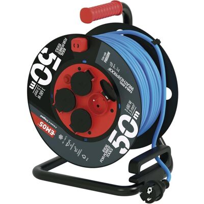 Emos, Kabelrolle, Cable reel frost and unbreakable cable length 50 m FRENCH standard (50 m, 1.50 mm²) Emos, Kabelrolle, Cable reel frost and unbreakable cable length 50 m FRENCH standard (50 m, 1.50 mm²)