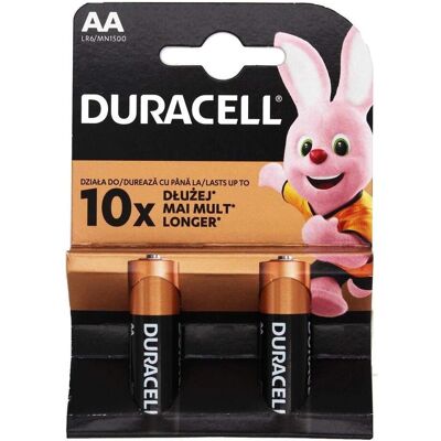 Duracell Aa 2 Plus Alkaline Batteries (2 Stk., AA), Batterien + Akkus Duracell Aa 2 Plus Alkaline Batteries (2 Stk., AA), Batterien + Akkus