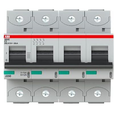 ABB, Schutzschalter, Hochleistungssicherungsautomat S804S-C2 2A ABB, Schutzschalter, Hochleistungssicherungsautomat S804S-C2 2A