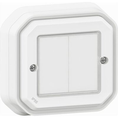 Legrand LEGR Einsatz, Schalter + Taster, Weiss Legrand LEGR Einsatz, Schalter + Taster, Weiss