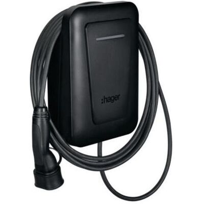 Hager, Elektroauto Ladestation, Witty Plus (Typ 2, 22 kW, 32 A) Hager, Elektroauto Ladestation, Witty Plus (Typ 2, 22 kW, 32 A)