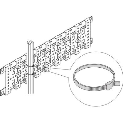 Schroff, Kabelbinder, 19"-Zubehör mechanisch (Kunststoffkabelbinder, 186 mm, 1 Stk.) Schroff, Kabelbinder, 19"-Zubehör mechanisch (Kunststoffkabelbinder, 186 mm, 1 Stk.)