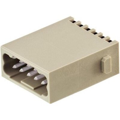 Harting Stikindsats DD QL Modul 12P han, Elektronikkabel + Stecker, Grau Harting Stikindsats DD QL Modul 12P han, Elektronikkabel + Stecker, Grau