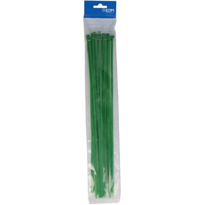 EDM, Kabelbinder, Grüne Krawatten 380x4,8mm aus hochwertigem Nylon (Blister 25 Stk.) (380 mm, 25 Stk.) EDM, Kabelbinder, Grüne Krawatten 380x4,8mm aus hochwertigem Nylon (Blister 25 Stk.) (380 mm, 25 Stk.)