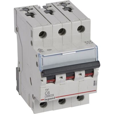 Legrand, Schutzschalter, Leistungsschalter S303 C6 TX3 6A 6kA 403541 Legrand, Schutzschalter, Leistungsschalter S303 C6 TX3 6A 6kA 403541