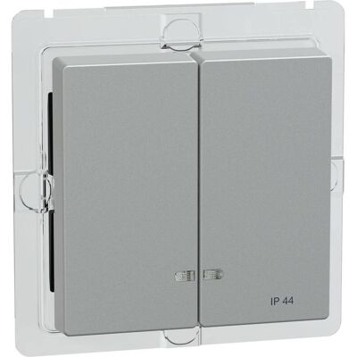 Merten MEG3424-0460 Doppelwippe Aluminium IP44 Merten MEG3424-0460 Doppelwippe Aluminium IP44