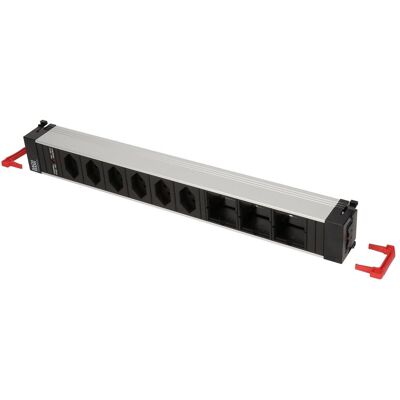 Bachmann T13 Steckdosenleiste - 6 Steckdosen, Anpassbare Module Bachmann T13 Steckdosenleiste - 6 Steckdosen, Anpassbare Module