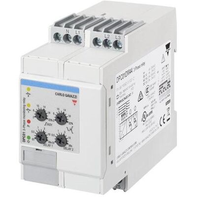 Carlo Gavazzi Phasenüberwachungsrelais Phasenfolge / Phasenausfall / Überspannung / Unterspannung /, Relais Carlo Gavazzi Phasenüberwachungsrelais Phasenfolge / Phasenausfall / Überspannung / Unterspannung /, Relais