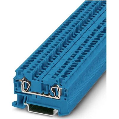 Phoenix Contact Zugfederklemme, Elektronikkabel + Stecker, Blau Phoenix Contact Zugfederklemme, Elektronikkabel + Stecker, Blau