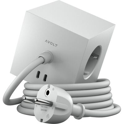 Avolt, Steckdosenleiste, Quadrat 1 (5x, CEE 7/3, USB-C, 1.80 m) Avolt, Steckdosenleiste, Quadrat 1 (5x, CEE 7/3, USB-C, 1.80 m)