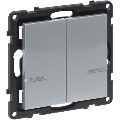 Legrand, Lichtschalter + Storenschalter, Wandsender 2-Fach Legrand, Lichtschalter + Storenschalter, Wandsender 2-Fach