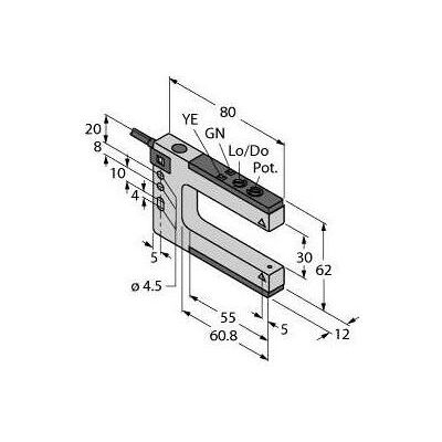 Turck, Zubehör Elektroinstallation, Gabellichtschranke Turck, Zubehör Elektroinstallation, Gabellichtschranke