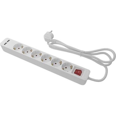 RS PRO, Verlängerungskabel, Verlängerungskabel, 1.5m, 6-fach, Typ F – Deutscher Schutzkontakt Mit Leitung IP20 250 V (1.50 m, CEE 7/3) RS PRO, Verlängerungskabel, Verlängerungskabel, 1.5m, 6-fach, Typ F – Deutscher Schutzkontakt Mit Leitung IP20 250 V (1.50 m, CEE 7/3)