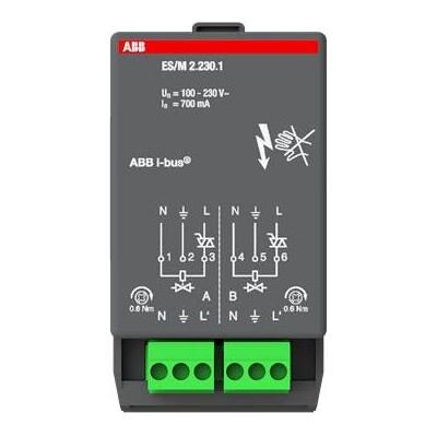 ABB ES/M 2.230.1 - Elektrischer Schaltaktor - 2 Kanäle ABB ES/M 2.230.1 - Elektrischer Schaltaktor - 2 Kanäle